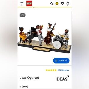 Lego Jazz Quartet set